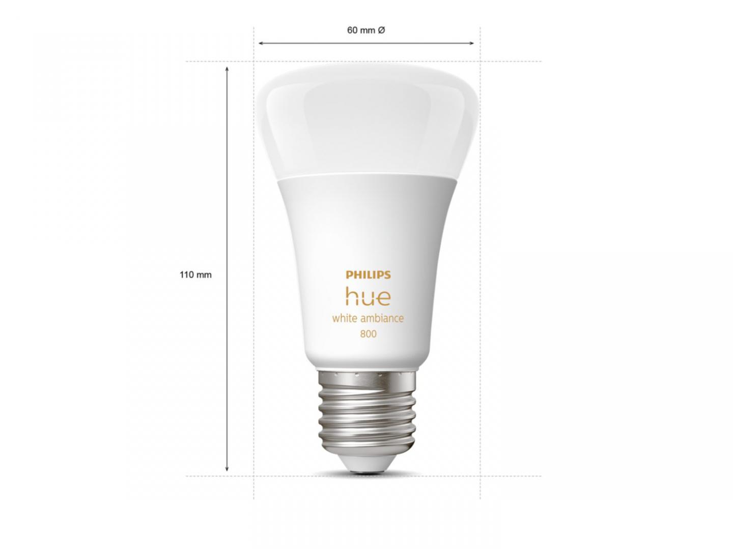 Set llamba inteligjente Philips Hue E27, 6W, Bluetooth, të bardha rregullueshme