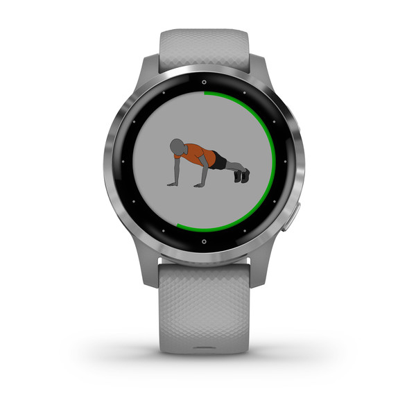 Orë e mençur Garmin Vivoactiv 4S, e hirtë/ argjendtë