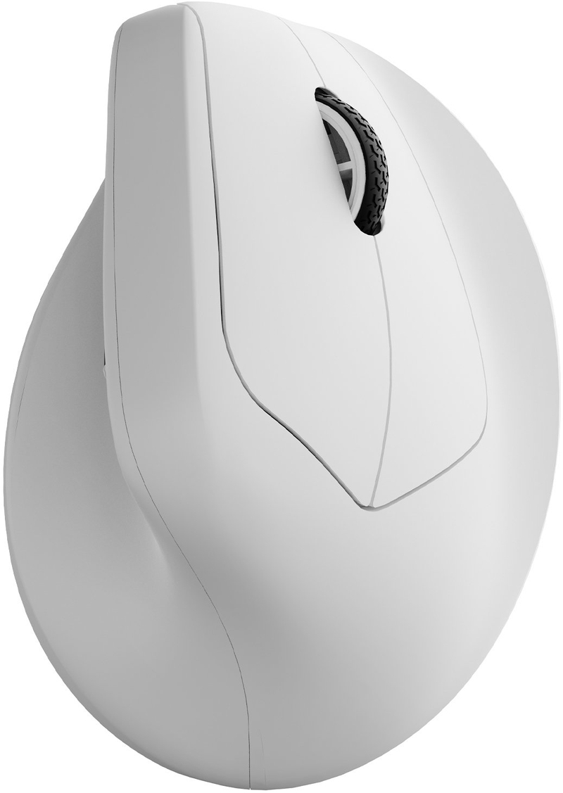 Maus vertikal Keychron M5 A30, pa tela, Bluetooth 2.4 GHz, i bardhë