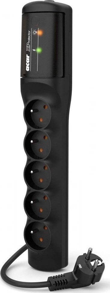 Prizë multiple Acar XP Easy W2341, 5 dalje, kabllo 5 m, e zezë