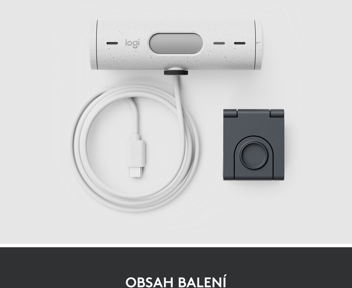 Ueb kamerë Logitech Brio 500, e bardhë