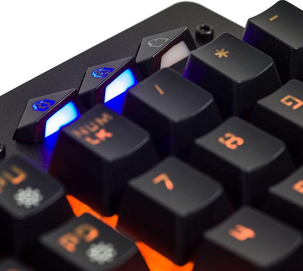 Tastierë CA Gaming Iguana CA-1413, e zezë/portokalli