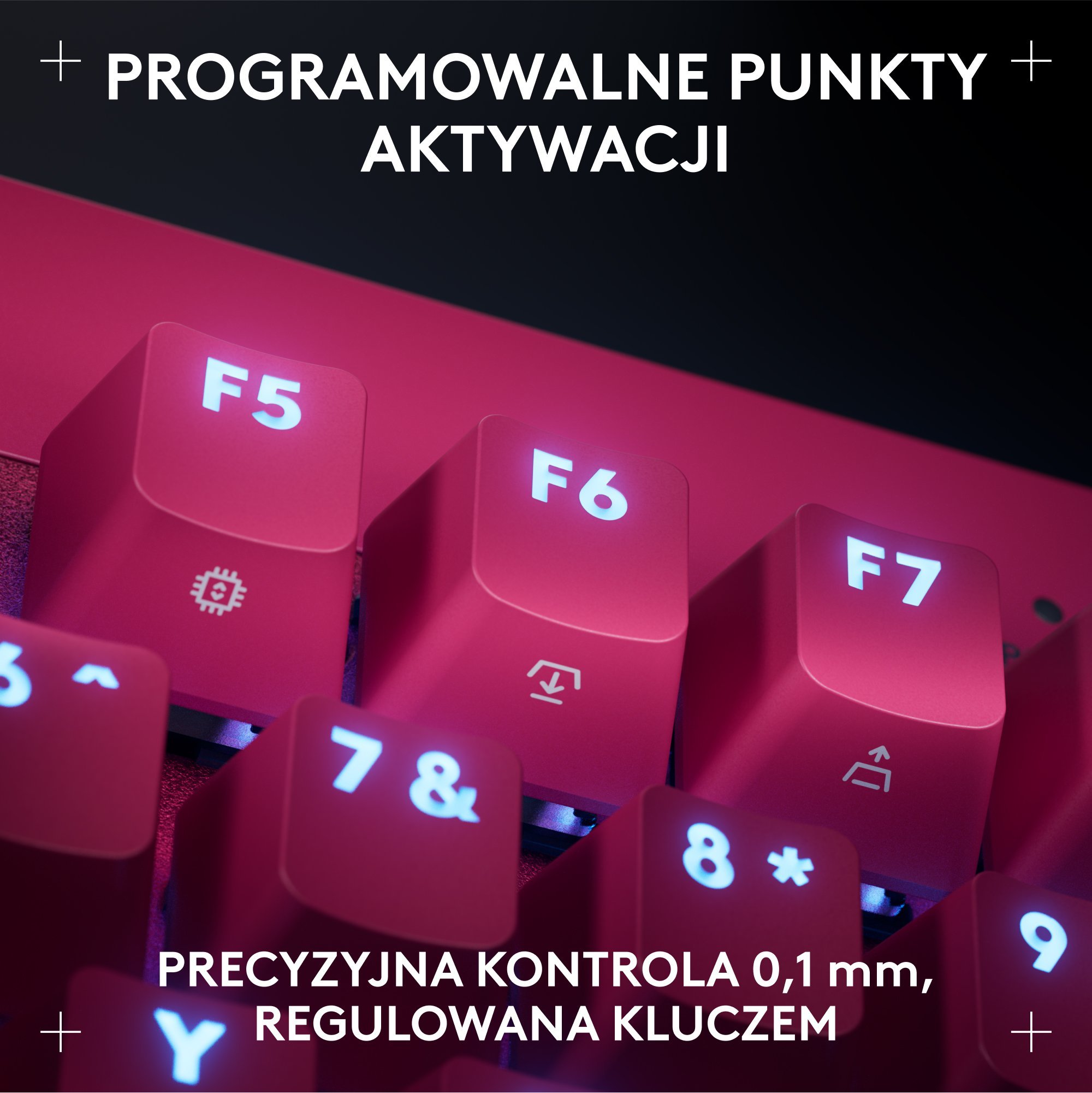 Tastierë lojërash Logitech G PRO X TKL RAPID, mekanike, RGB, rozë