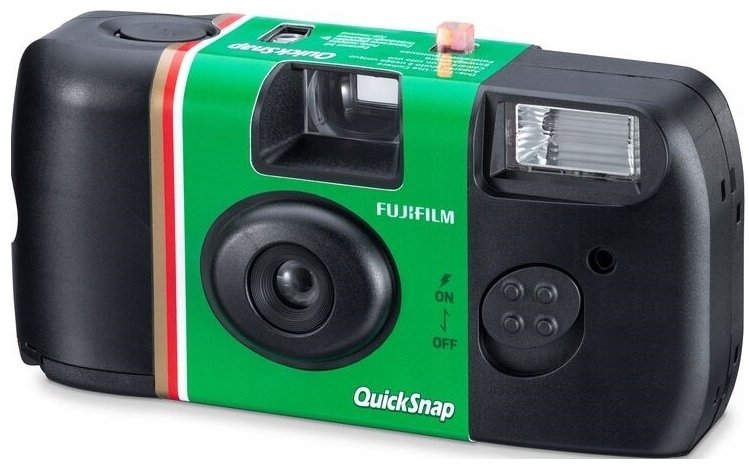 Фотоапарат за еднократна употреба Fujifilm QuickSnap Flash 400, 35mm, 27 експозиции