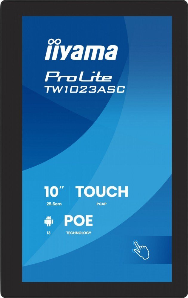 Panel PC Iiyama ProLite TW1023AS-B3P, 10.1", Touchscreen 10 pika, Android 13, i zi