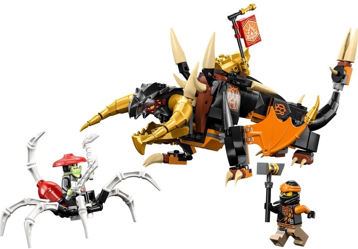 Set LEGO® NINJAGO® 71782 Cole's Earth Dragon EVO, 285 pjesë