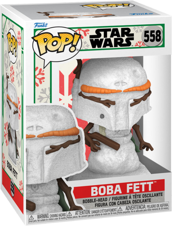 Figurë Funko POP! Star Wars - Boba Fett Holiday