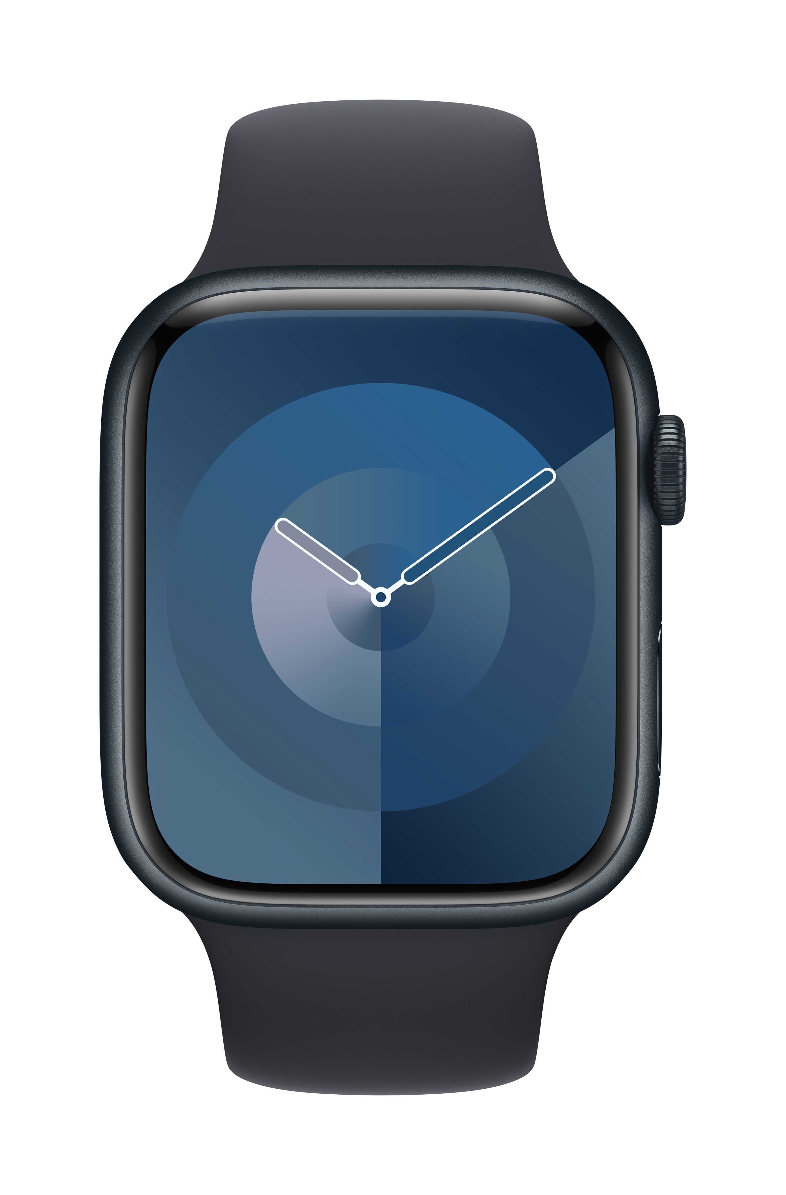Apple Watch 45mm Band, Midnight Sport Band - S/M