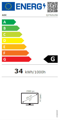 [OUTLET] Monitor AOC Q27G2U - LED, 27", QHD, i zi