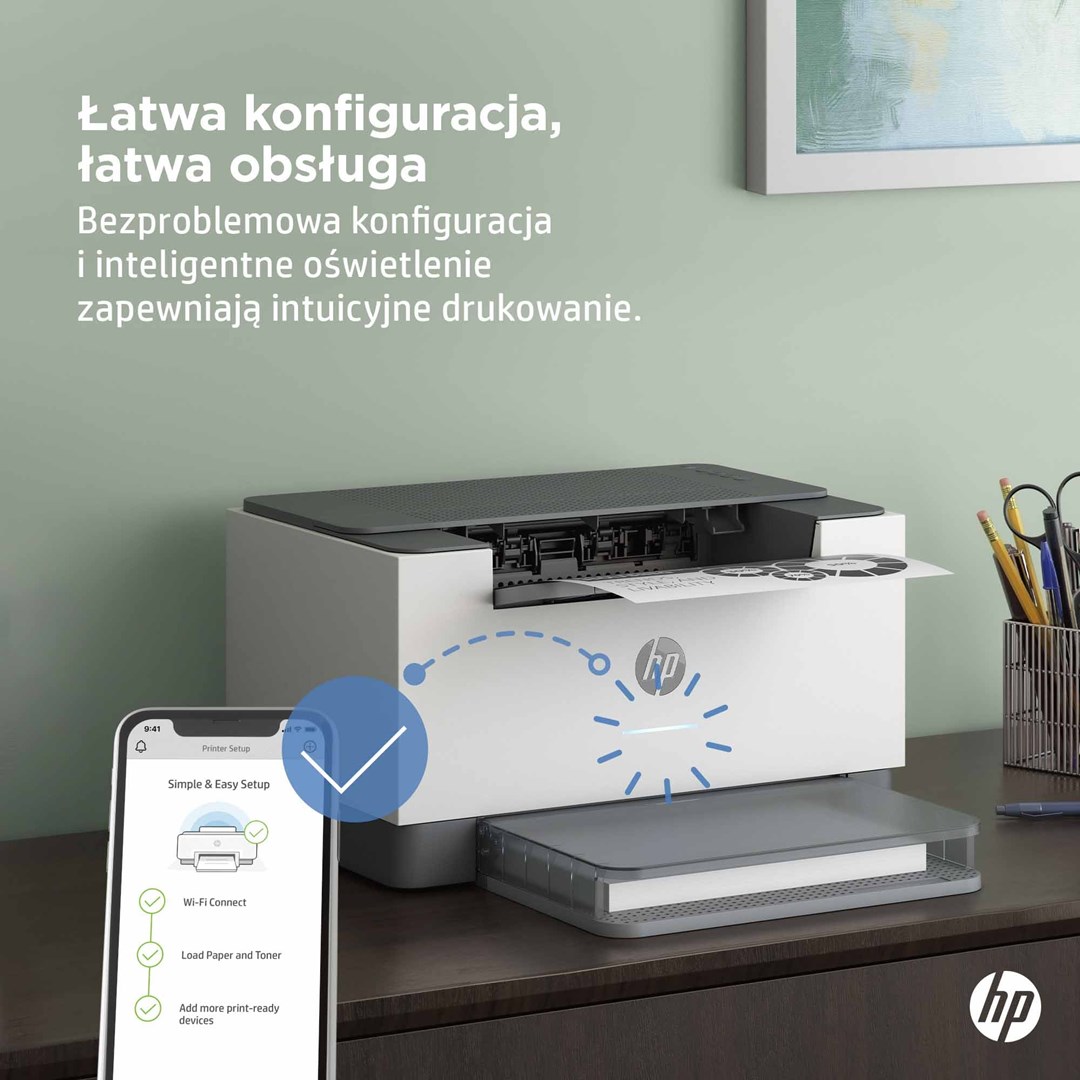 Printer HP LaserJet M209DW, Mono, Wireless, i bardhë