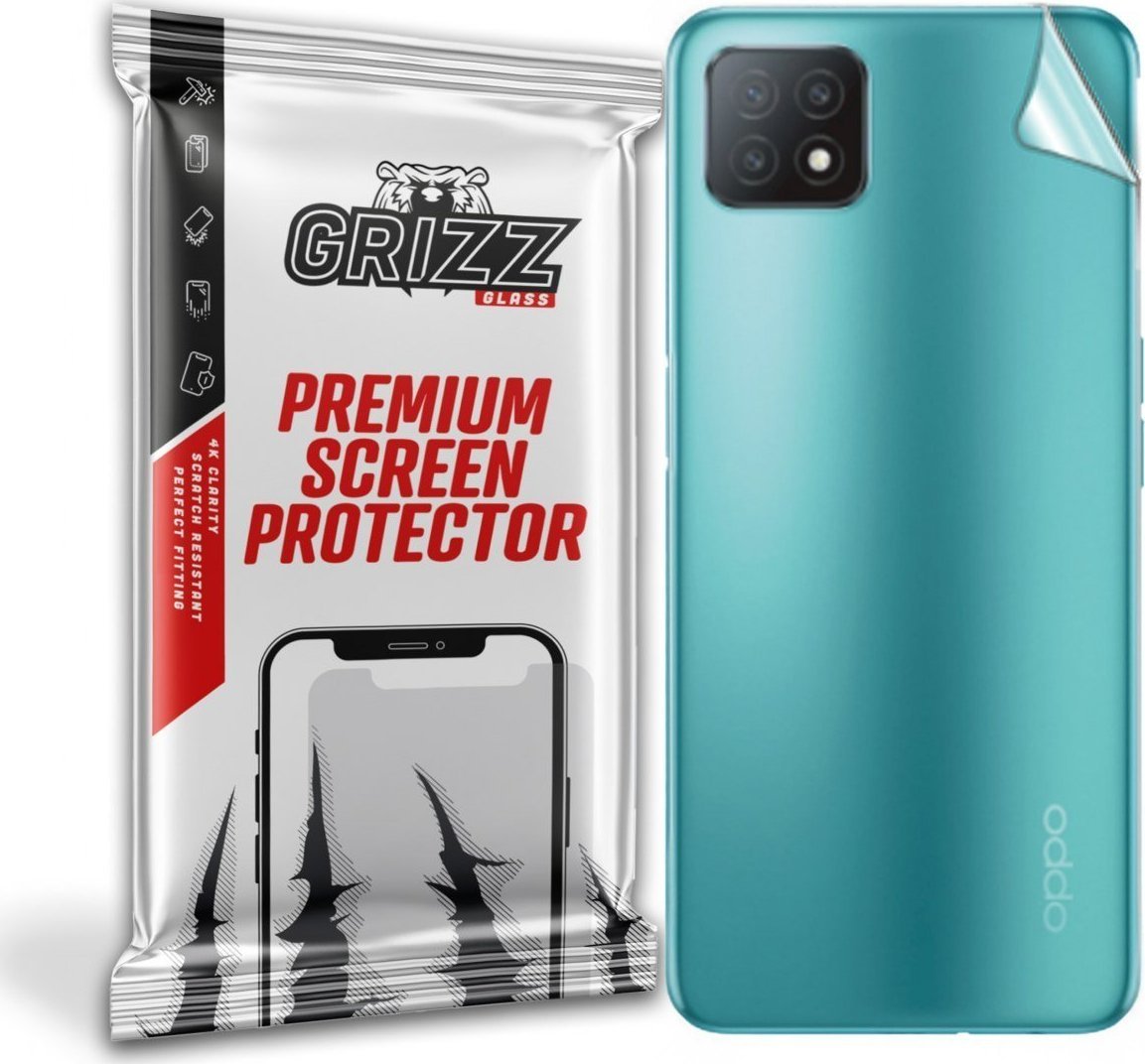 Folie mbrojtëse GrizzGlass SatinSkin për pjesën e pasme Oppo A35, kundër gërvishtjeve, transparente