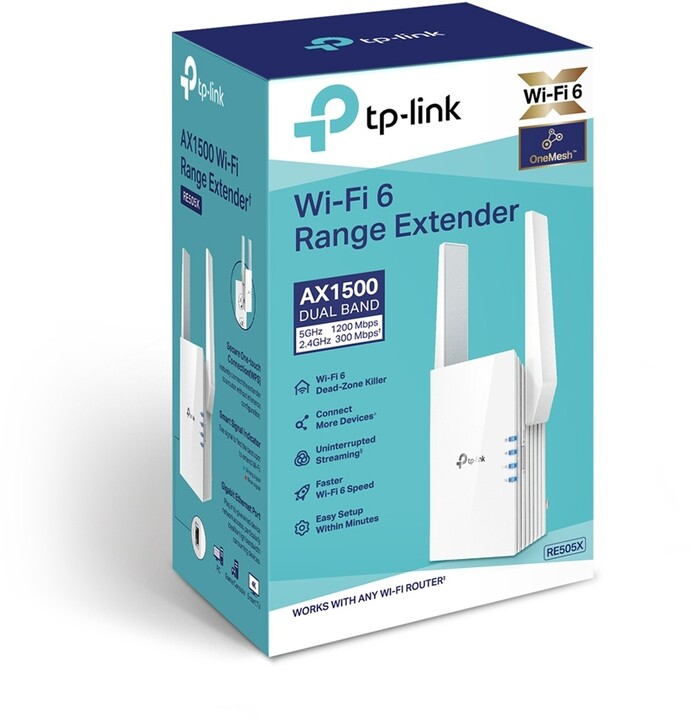Zgjerues i sinjalit wireless WiFi - TP-LINK RE505X