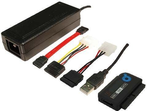 Adapter USB 2.0 LogiLink, në IDE SATA 2.5" 3.5", i zi