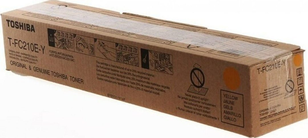 Tонер Toshiba T-FC210EY 6AJ00000168, оригинален, жолт