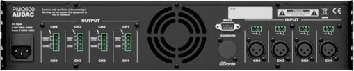 Amplifikator Audac PMQ600 WaveDynamics, 4 kanale, 100V, i zi
