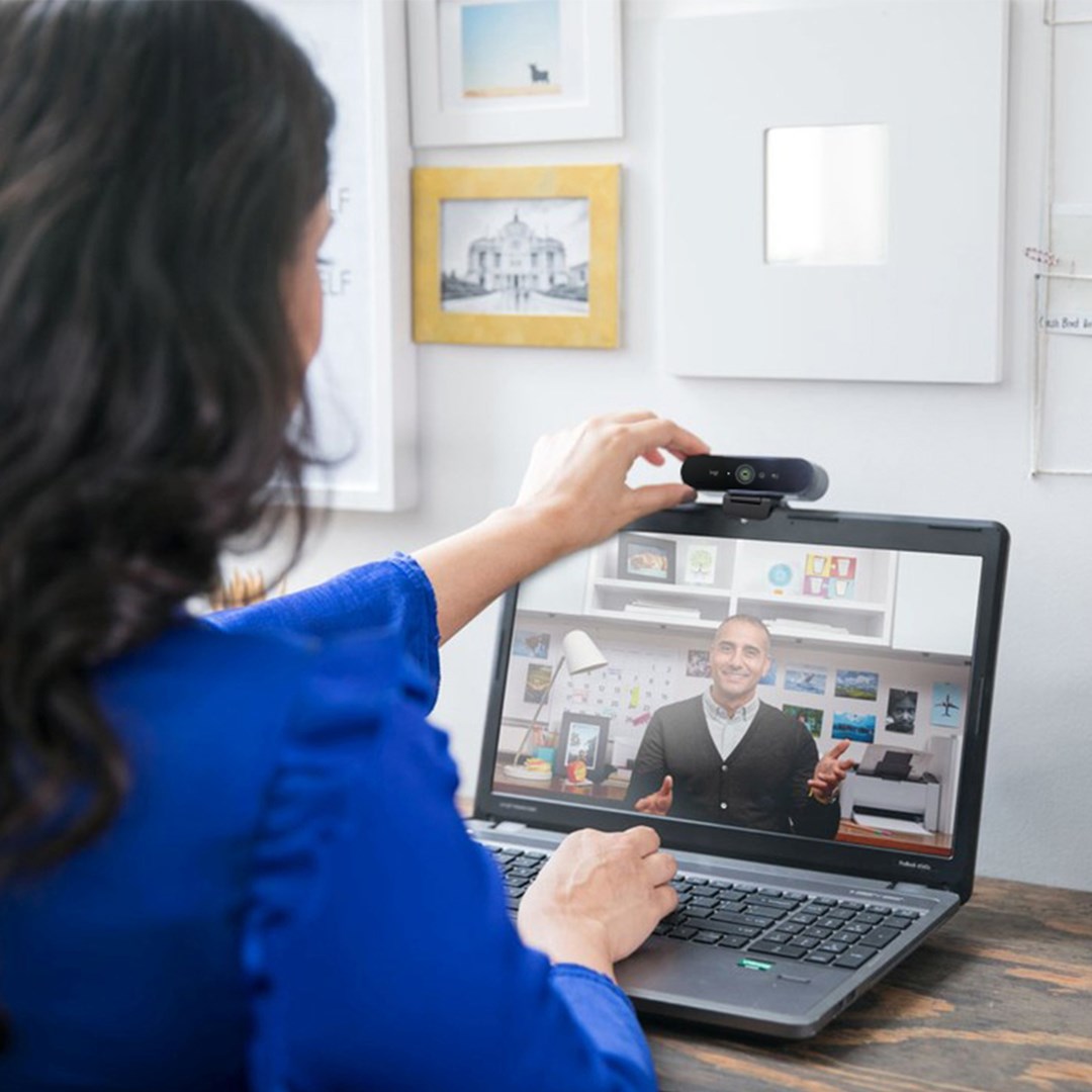 Kamerë Logitech BRIO, 4K, 90FPS, Windows Hello, e zezë