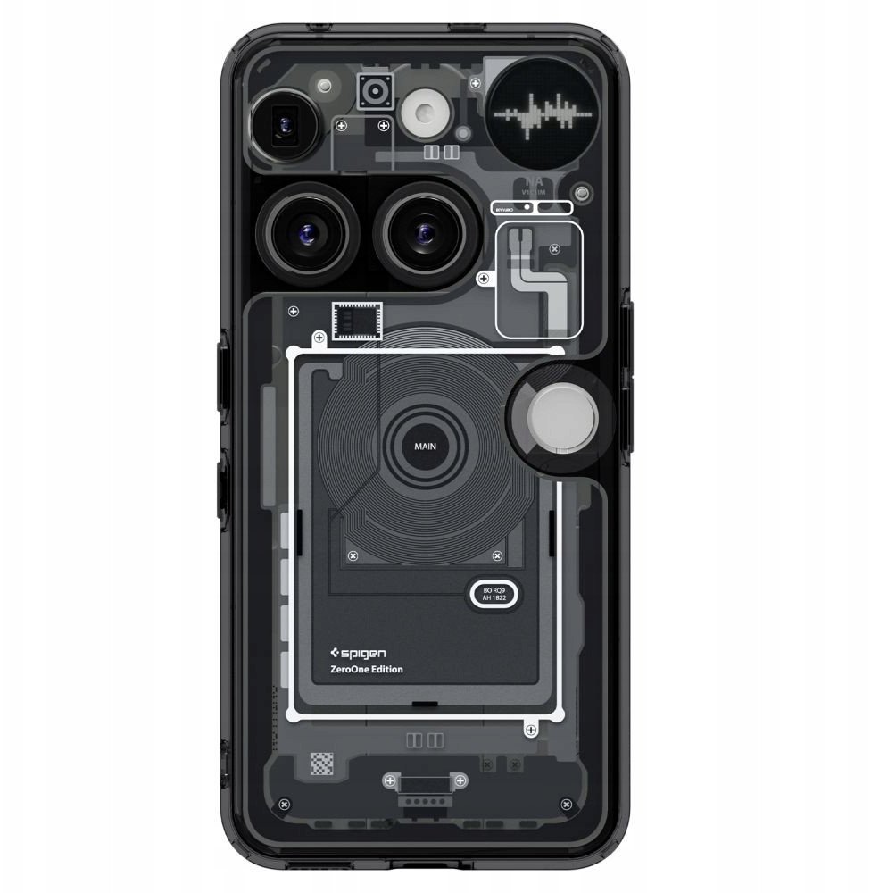 Mbulesë telefoni Spigen Ultra Hybrid Zero One, për Nothing Phone 3a, transparente