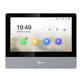 Monitor i brendshëm interfonik Hikvision DS-KH8350-WTE1/EU, 7", IP, i bardhë