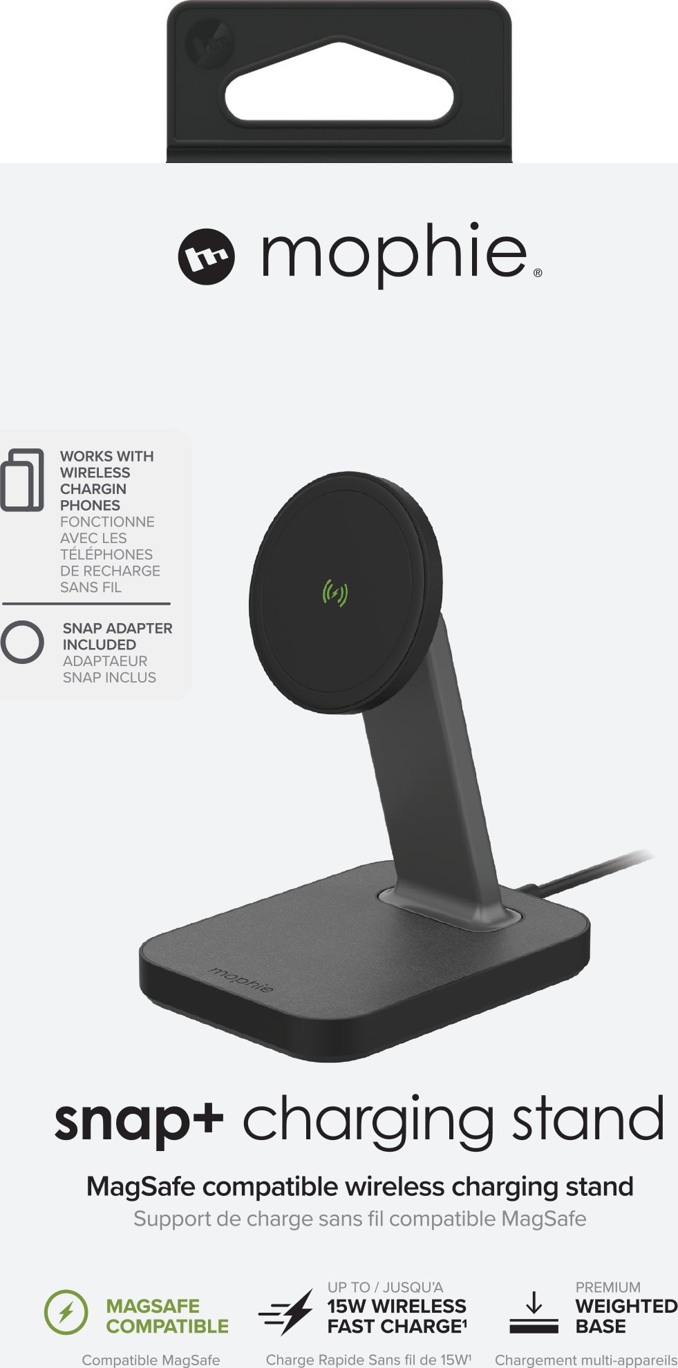Karikues wireless Zagg Mophie Snap+, 401309746, karikim i shpejtë, i zi
