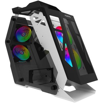 Kuti kompjuteri AQIRYS Saiph, Mini Tower mATX, ARGB, e bardhë e zezë