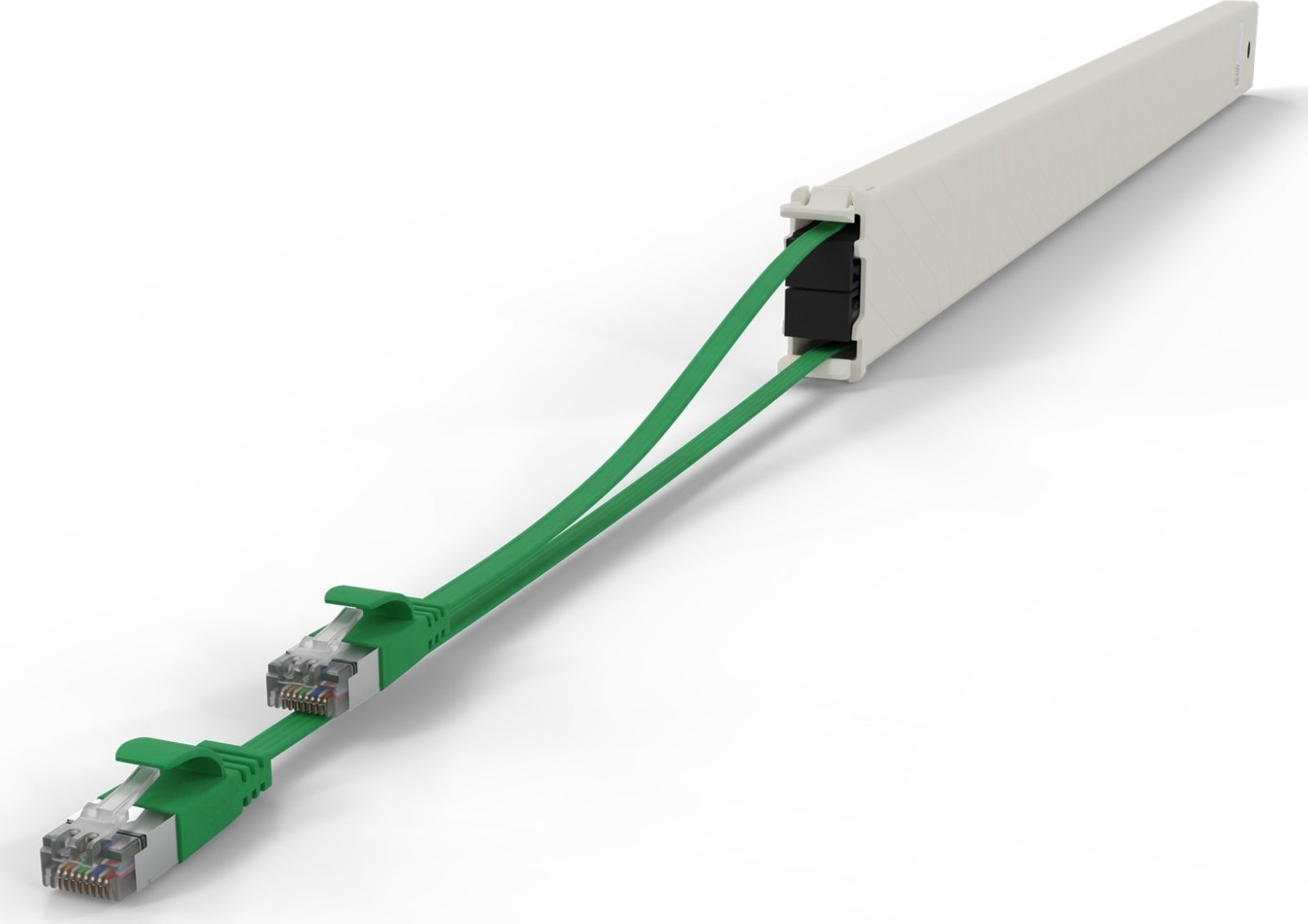 Kasetë kabllosh PATCHBOX .one 46RU STP, Cat.6a, e gjelbër