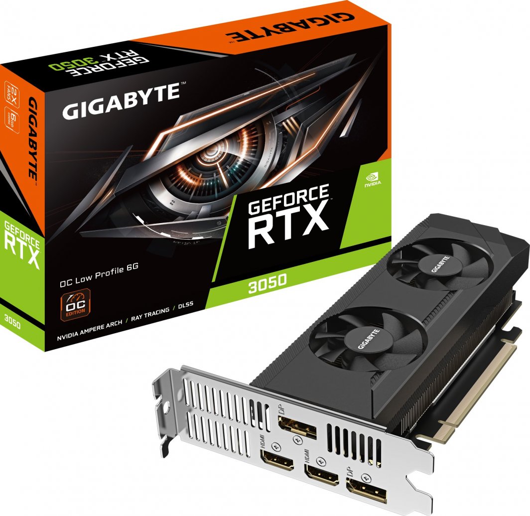 Графичка картичка Gigabyte GeForce RTX 3050 OC Low Profile 6GB GDDR6