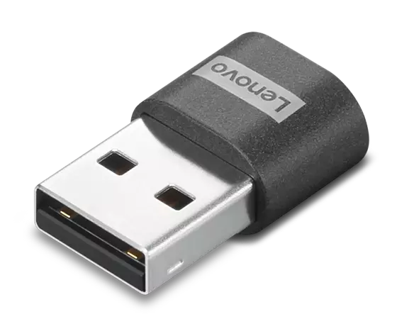 Adapter Lenovo USB C në USB A, plug and play, i zi