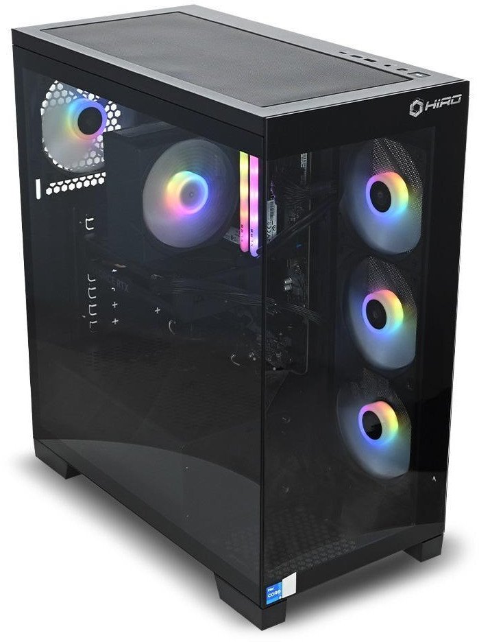 Kompjuter gaming HIRO Aurora, AMD Ryzen 5 7600, RTX 5060 8GB, 16GB RAM, 1TB SSD, i zi
