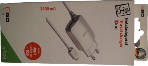 Karikues për telefon 2GO 797166, 5V, USB 2.0, i bardhë