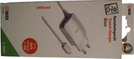 Karikues për telefon 2GO 797166, 5V, USB 2.0, i bardhë