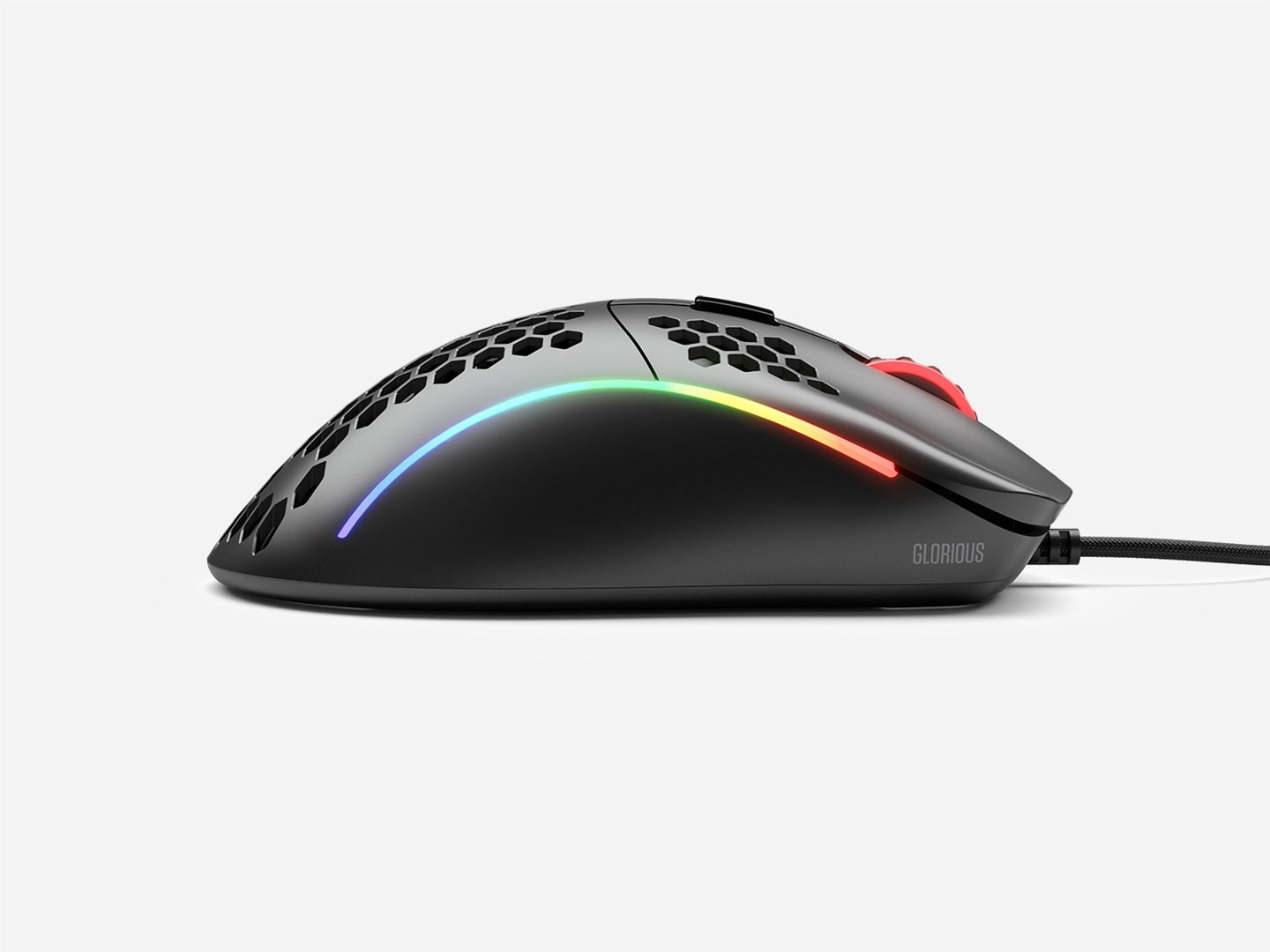 Maus gaming Glorious Model D Matte GD BLACK, 12000 DPI, RGB, i zi
