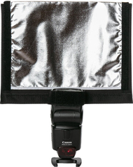 Reflektor për blic Aurora Portaflex Multiflector, 22 x 29 cm, i artë argjendi i bardhë i zi