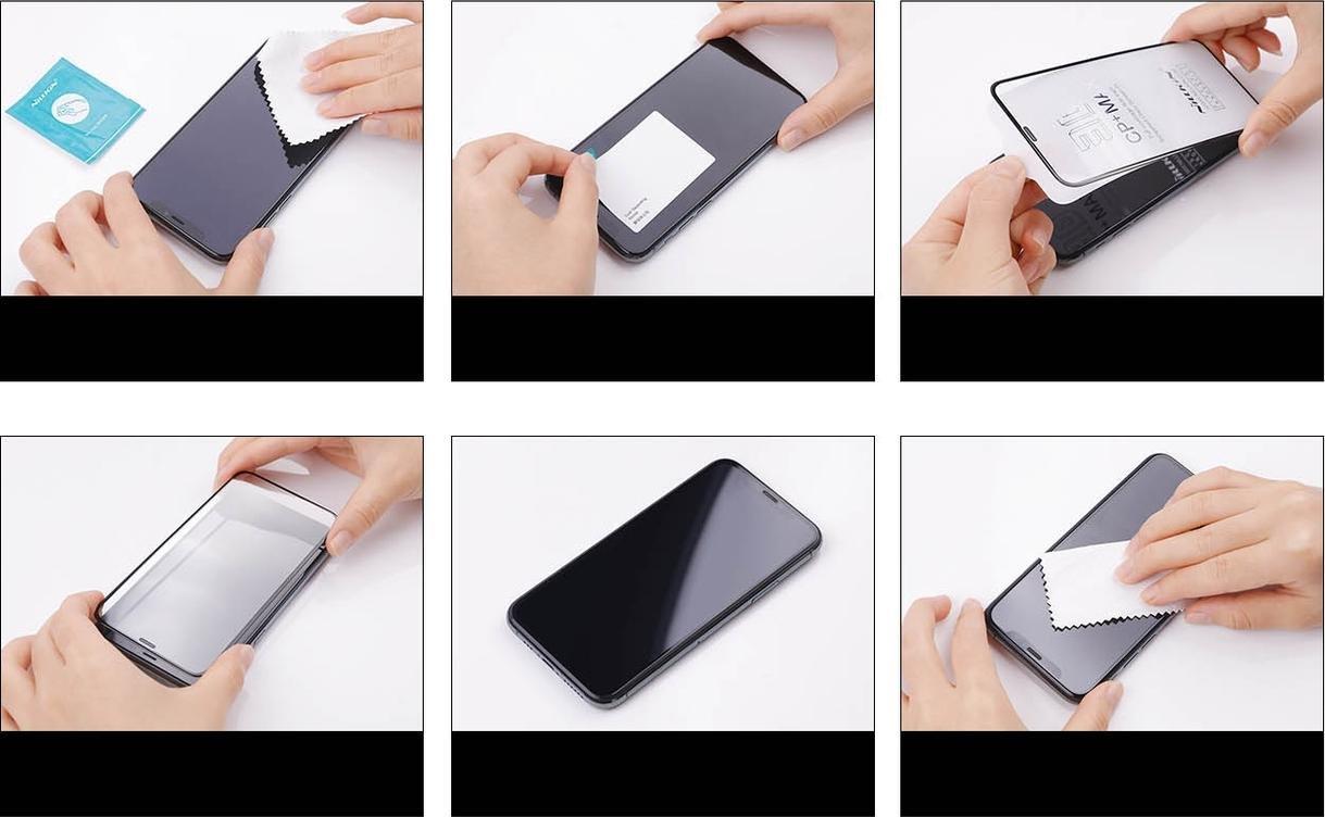 Xham mbrojtës Nillkin CP+ Pro 2.5D për Samsung S22, xhami i kalitur, kornizë e zezë