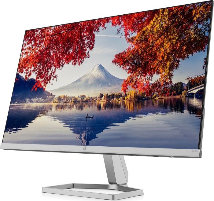 Monitor HP M24f, 23.8", Full HD 1920 x 1080, i zi argjendtë