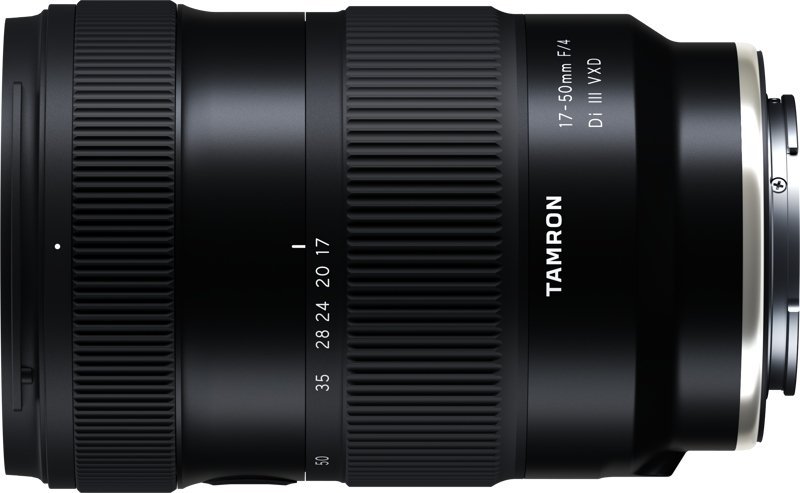 Objektiv Tamron 17-50mm F4 Di III VXD, për Sony FE, zmadhim standard, i zi