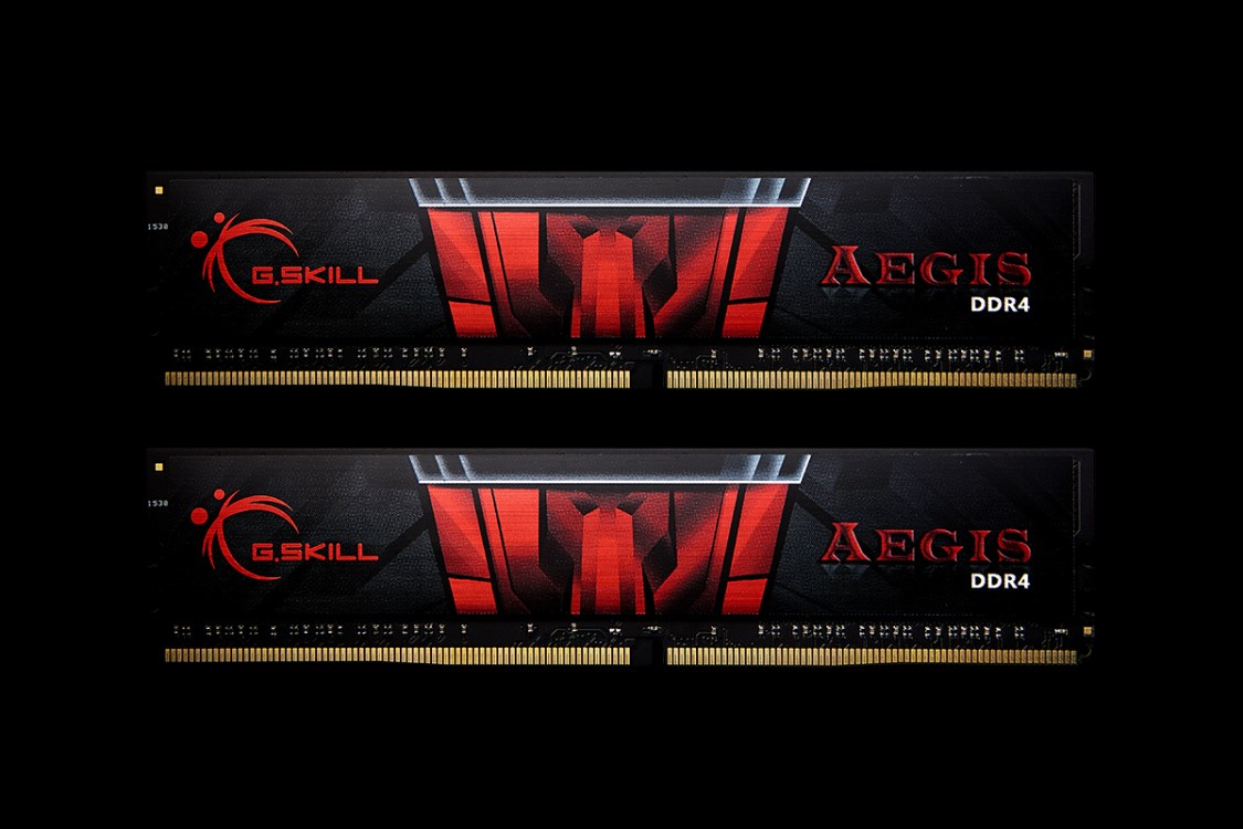 Memorie RAM G.Skill Aegis, 16GB (2x8GB), DDR4, 2666MHz, e zezë