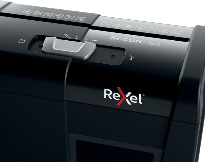 Grirëse për letra Rexel Secure S5