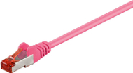 Kabllo rrjeti Microconnect SSTP6005PI, Cat6 S/FTP, 0.5m, rozë