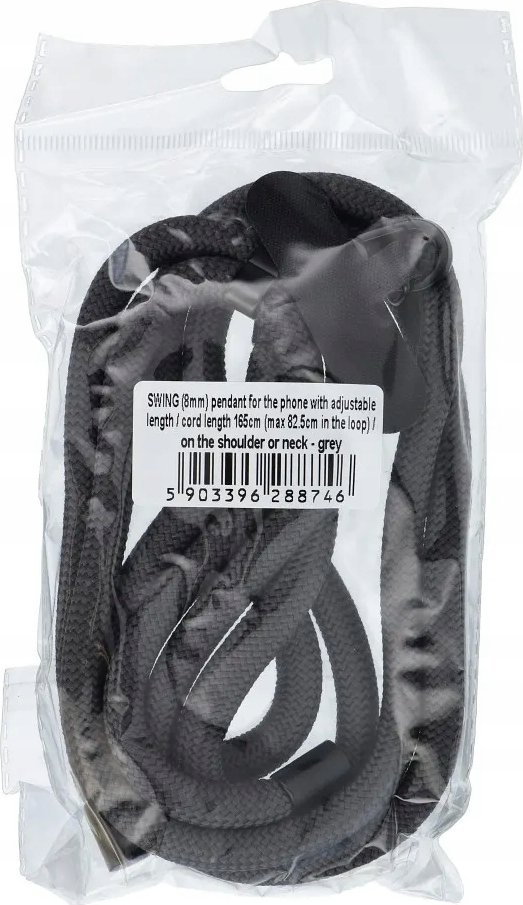 Varg për telefon SWING, 8mm, i rregullueshëm 165cm, gri