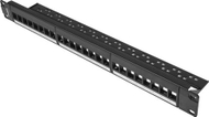 Lanberg PPKS-1124-B Патч Панел, 24 Порта, Црн