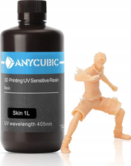 Reçinë 3D Anycubic Standard, 1kg, UV 405nm, bezhë e çelët