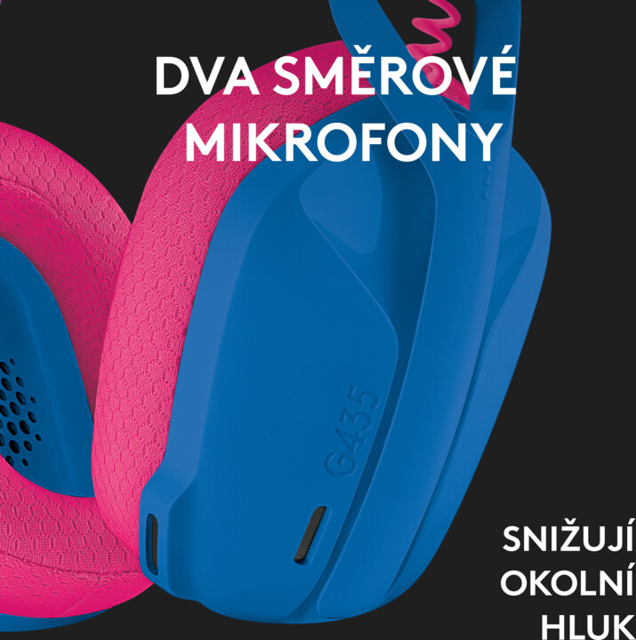 [OUTLET] Слушалки Logitech G435, сини