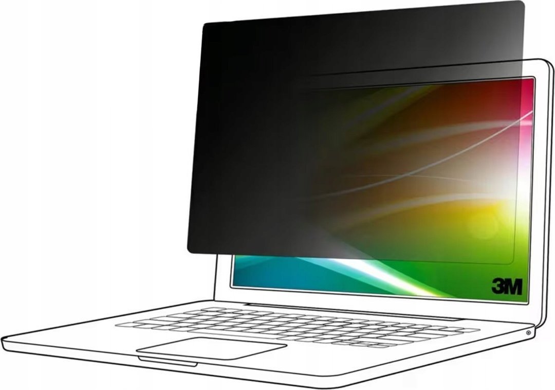 Filter privatësie 3M Bright Screen BP156W9B, 15.6", 16:9, i zi