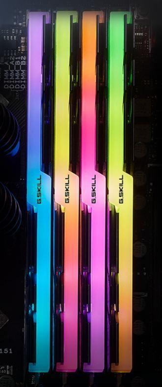 Memorie G.Skill Trident Z RGB, DDR4, 32 GB, 3200 MHz, CL16, F4-3200C16D-32GTZRX