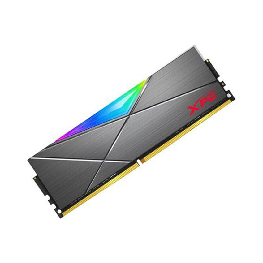 Memorie RAM XPG Spectrix D50 RGB, 8GB DDR4, 3200 MHz, gri