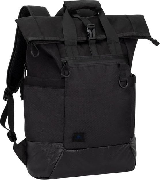Çantë shpine për laptop Rivacase Dijon, 15.6", rezistente ndaj ujit, e zezë