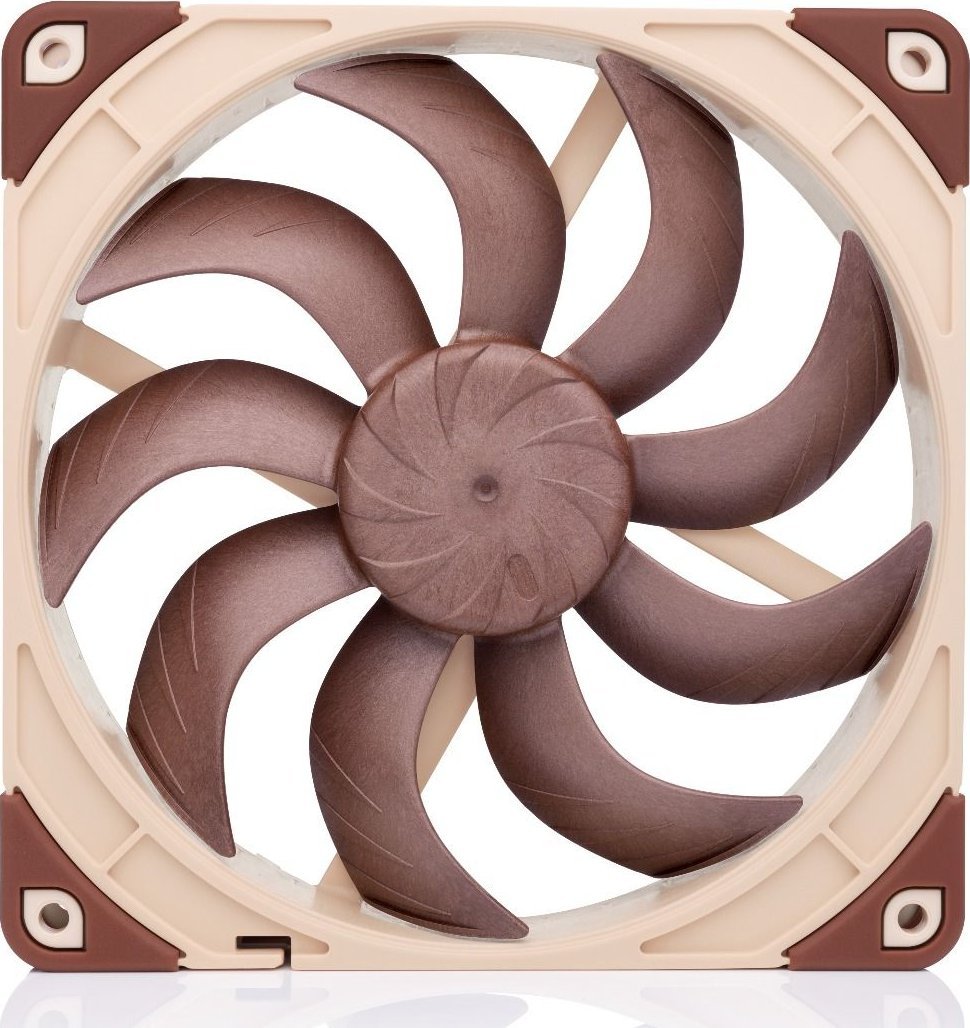 Ventilator PC Noctua NF-A14x25 G2 PWM Sx2 PP, 140mm, 1500 rpm, kafe