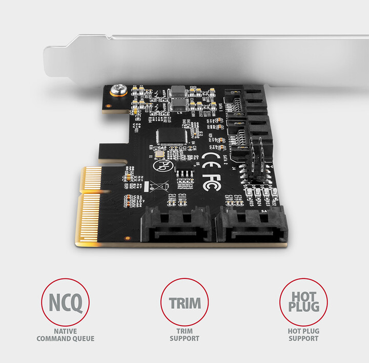 Kartë zgjerimi AXAGON PCES-SA4X4