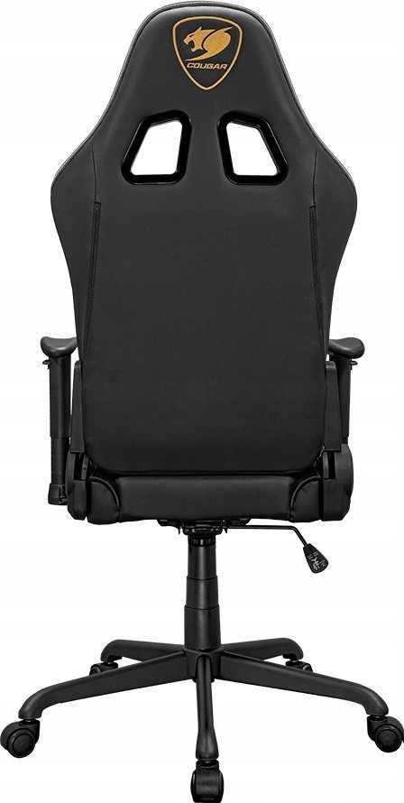 Karrige gaming Cougar Armor Elite Royal, ergonomike, e zezë e artë