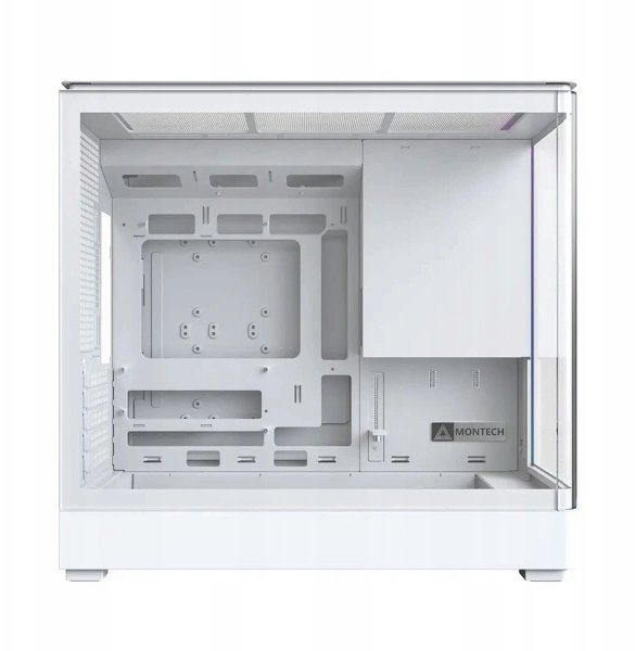 Kutia PC Montech KING 15, MicroATX Tower, e bardhë